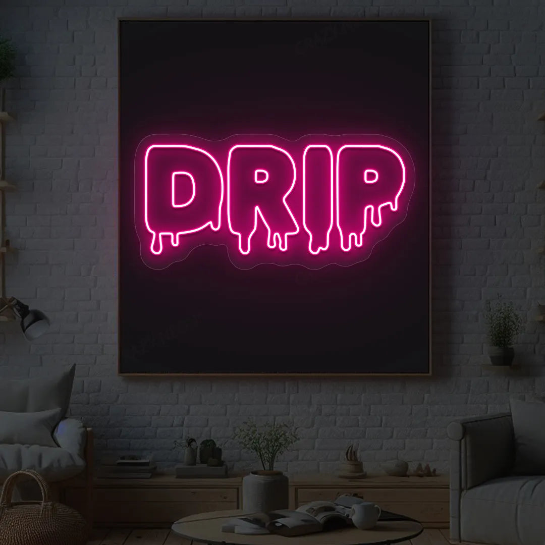 DRIP Neon Sign | Pink