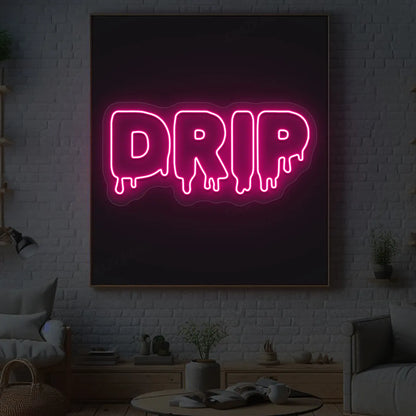 DRIP Neon Sign | Pink