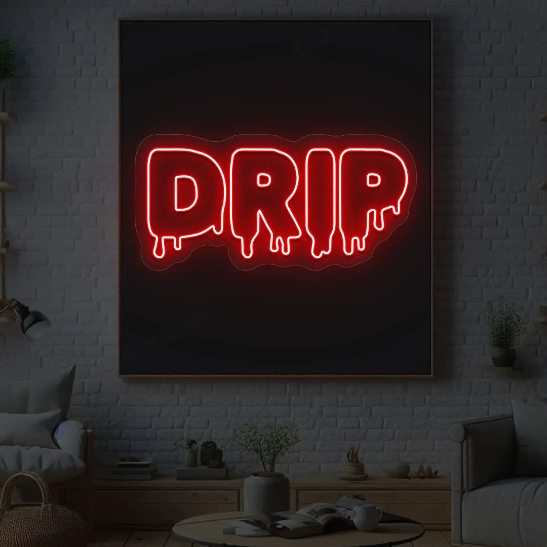 DRIP Neon Sign | Red