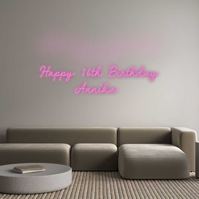 CN LED NEON: Happy 16th Bi...