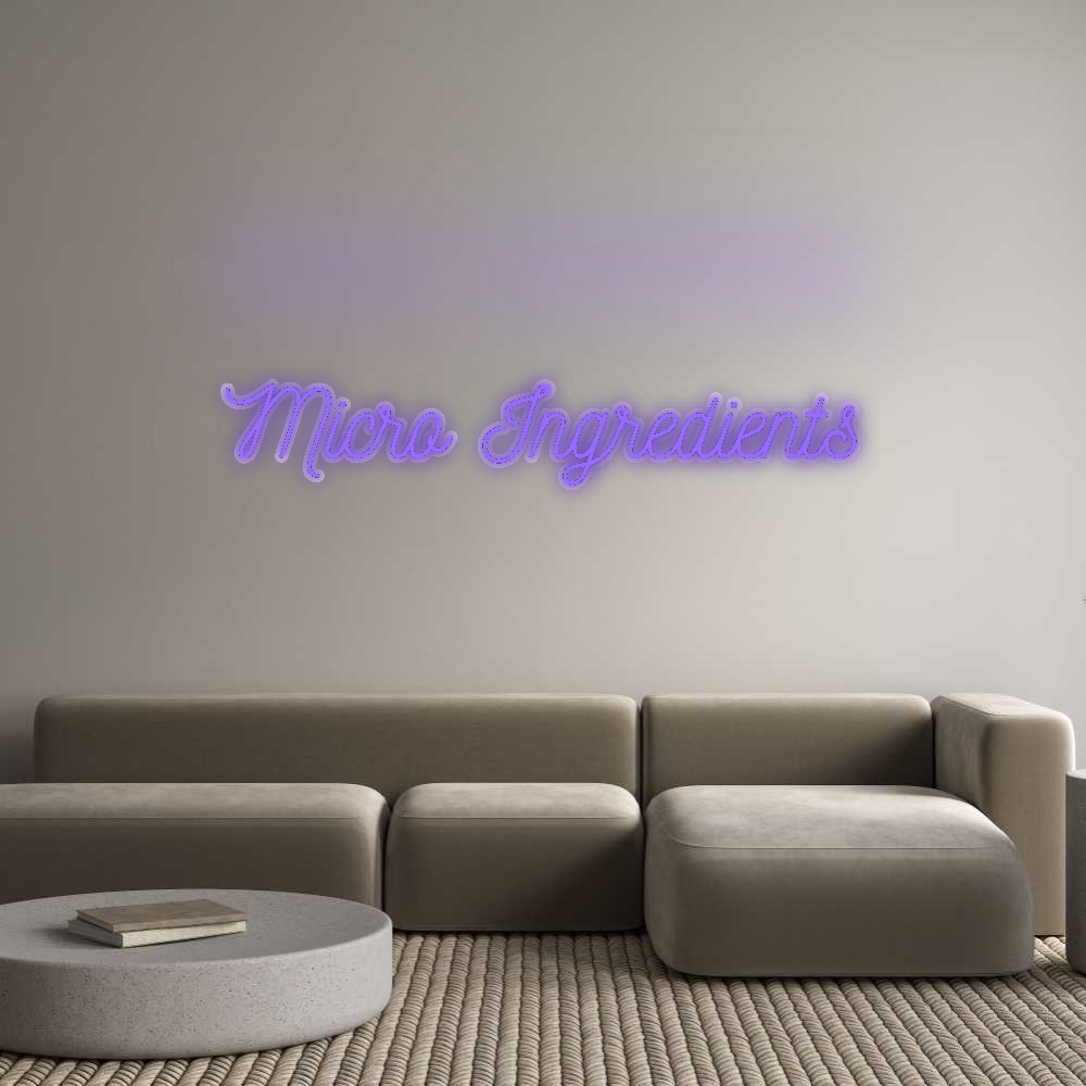 CN LED NEON: Micro Ingredi...