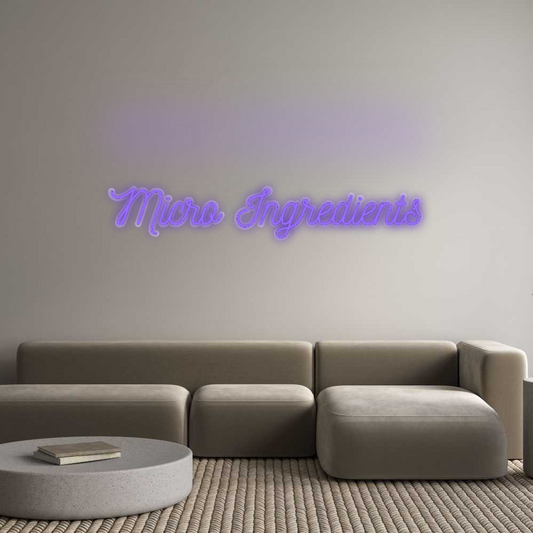 CN LED NEON: Micro Ingredi...