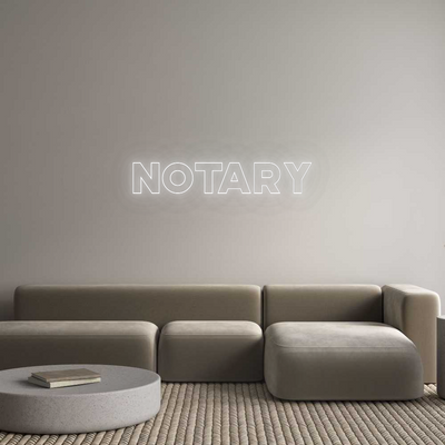 CN LED NEON: NOTARY