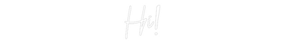 CN LED NEON: Hi!