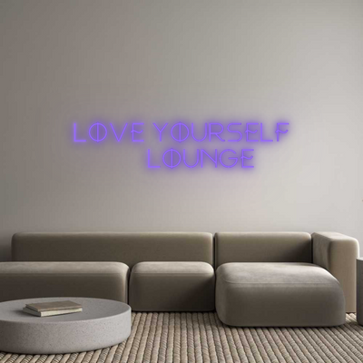 CN LED NEON: love yourself...