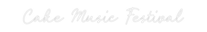 CN LED NEON: Cake Music Fe...