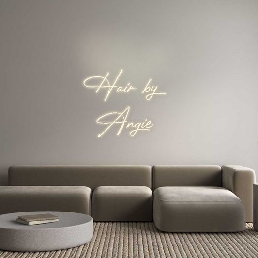 CN LED NEON: Hair by 
Ang...