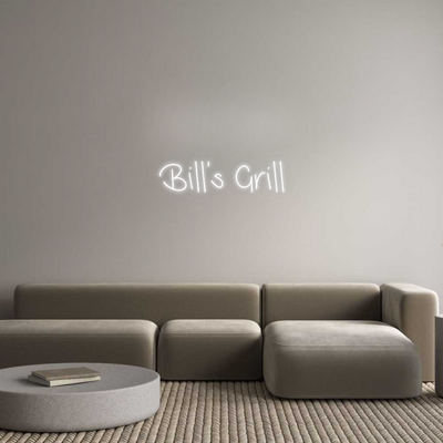 CN LED NEON: Bill's Grill