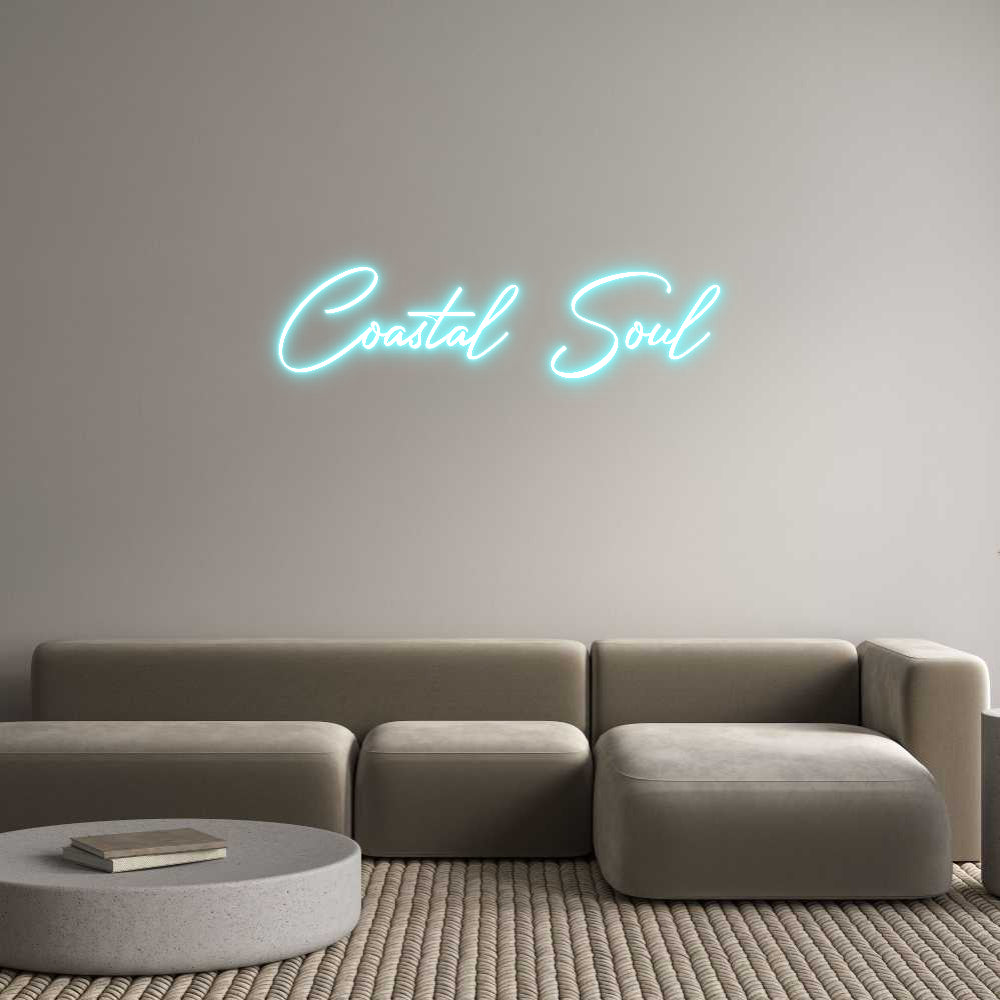 Custom Neon: Coastal Soul