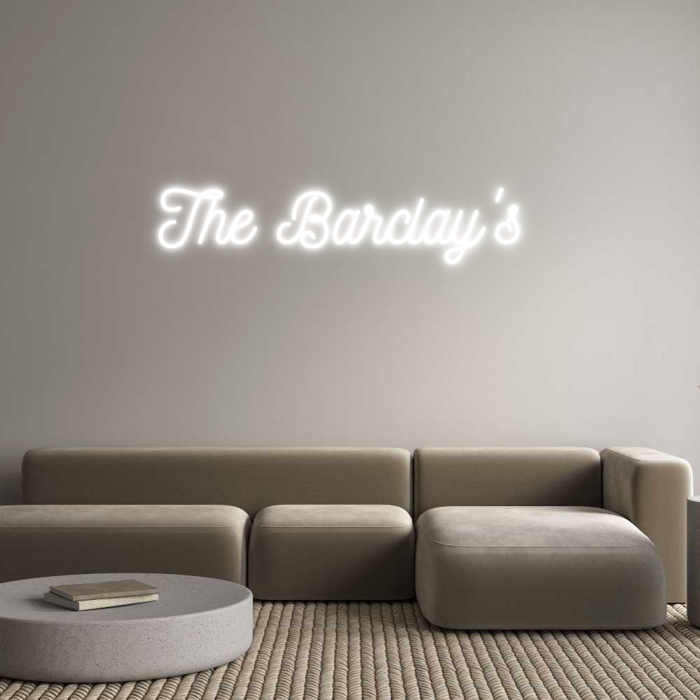Custom Neon: The Barclay's