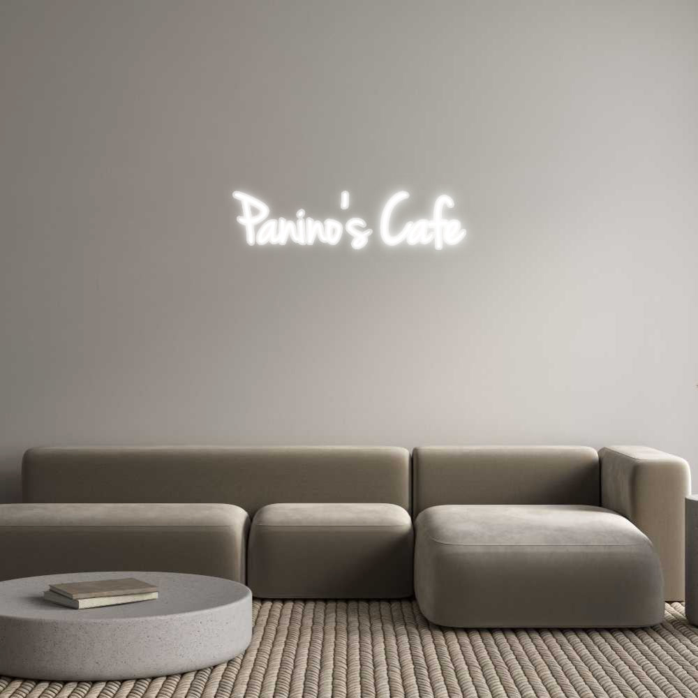 Custom Neon: Panino's Cafe