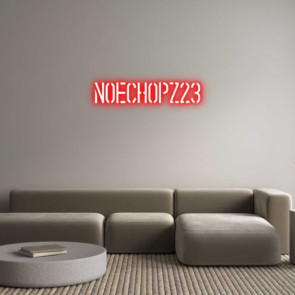 Custom Neon: noechopz23