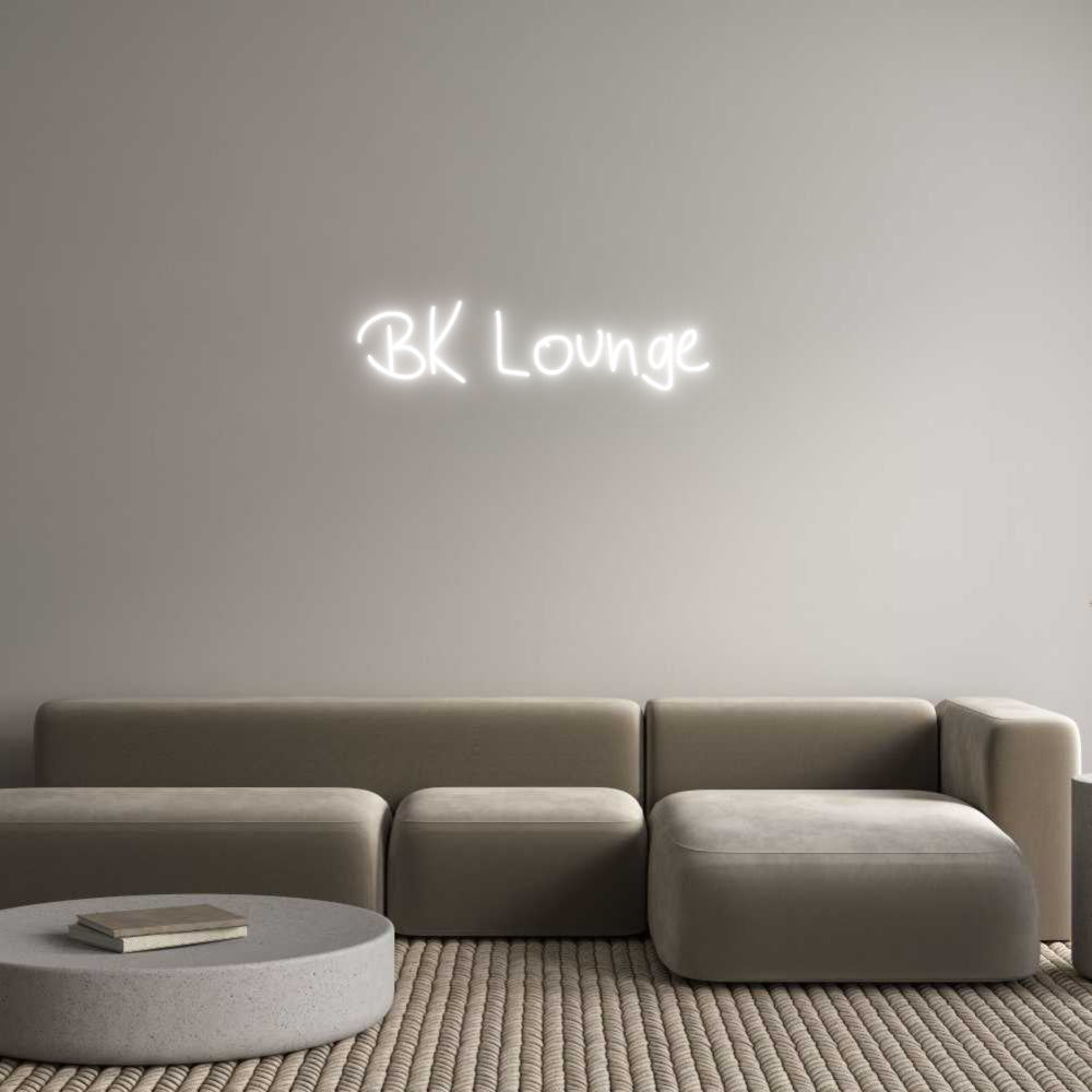 Custom Neon: BK Lounge