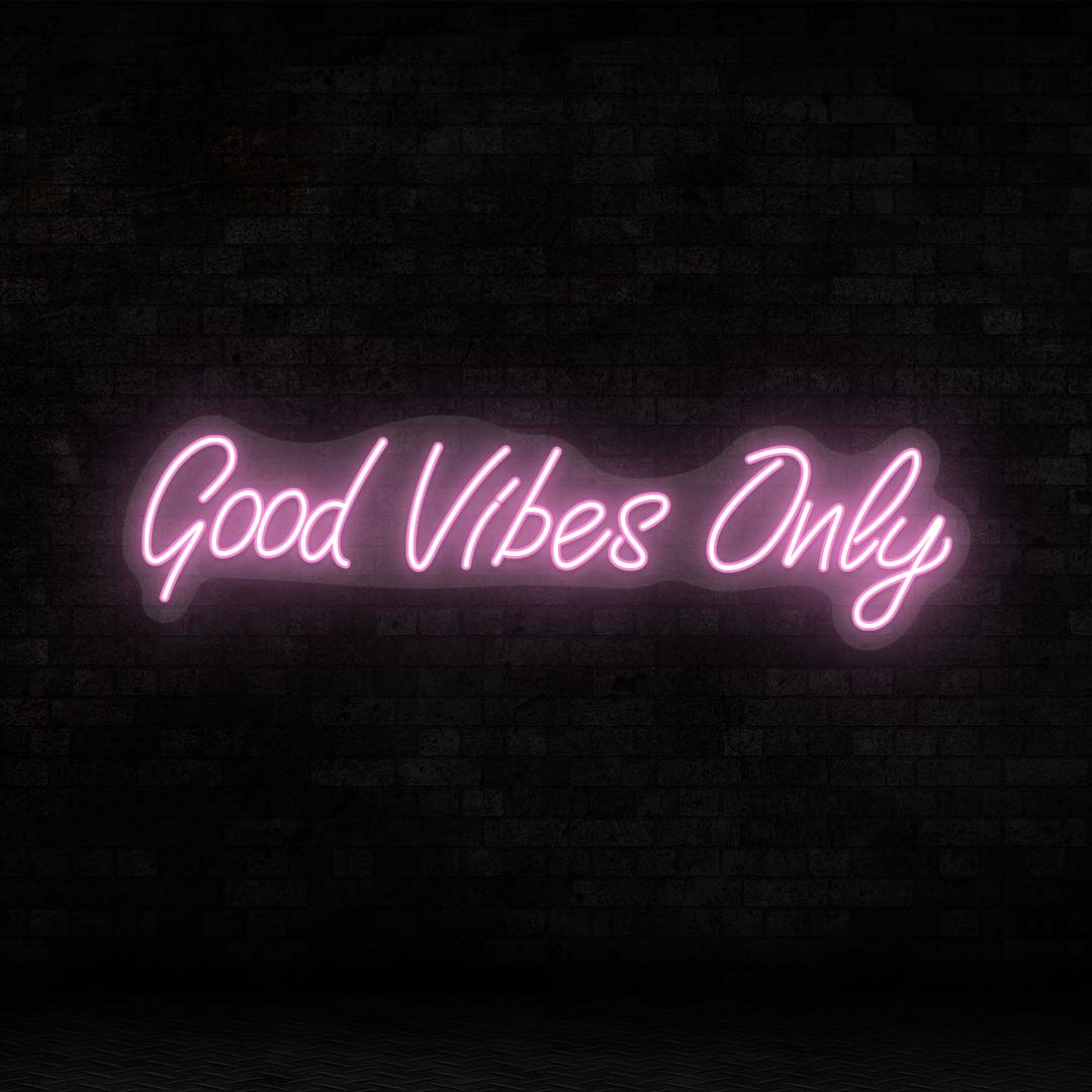 Good Vibes Only Neon Sign