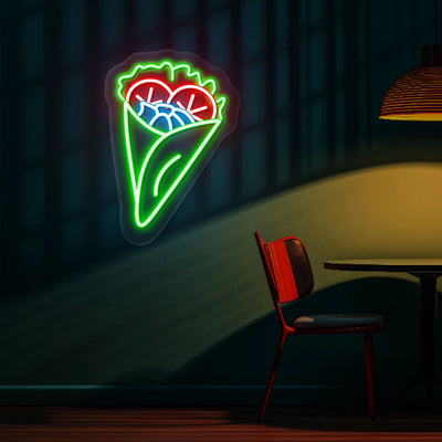 Wraps Neon Sign | Green