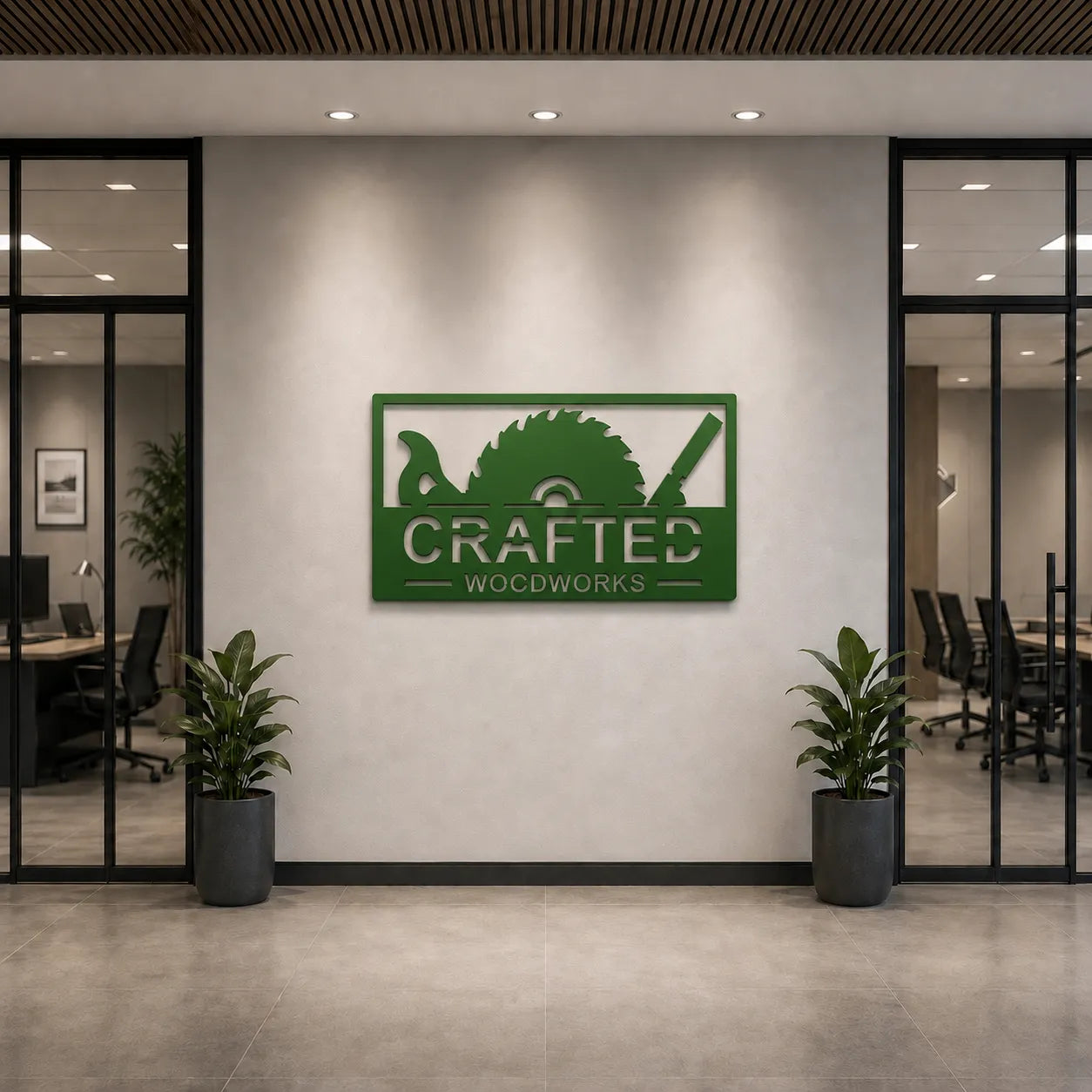 Custom Metal Logo Sign