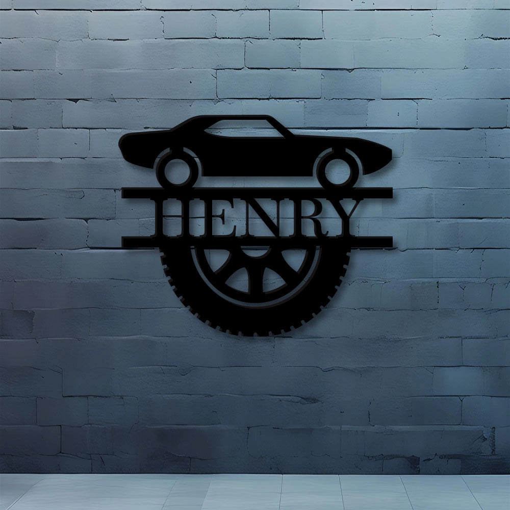 Custom Car Metal Sign