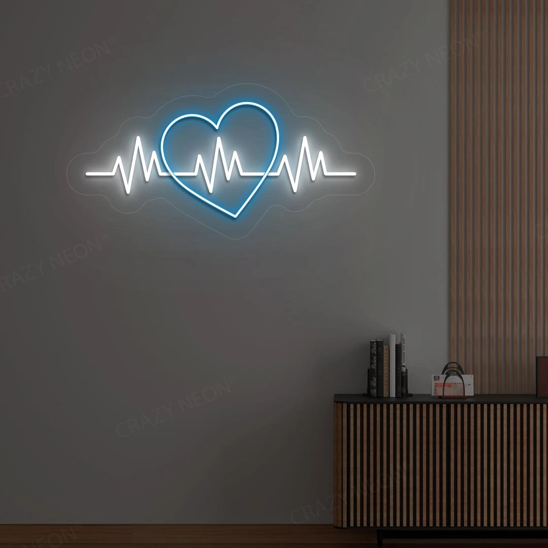 Heartbeat Neon sign