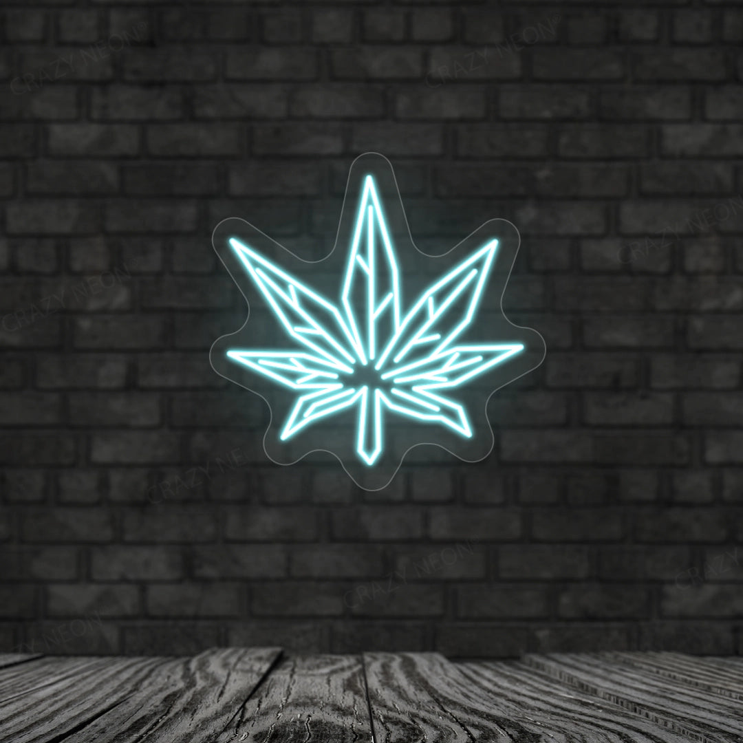 Weed Neon Sign | Iceblue