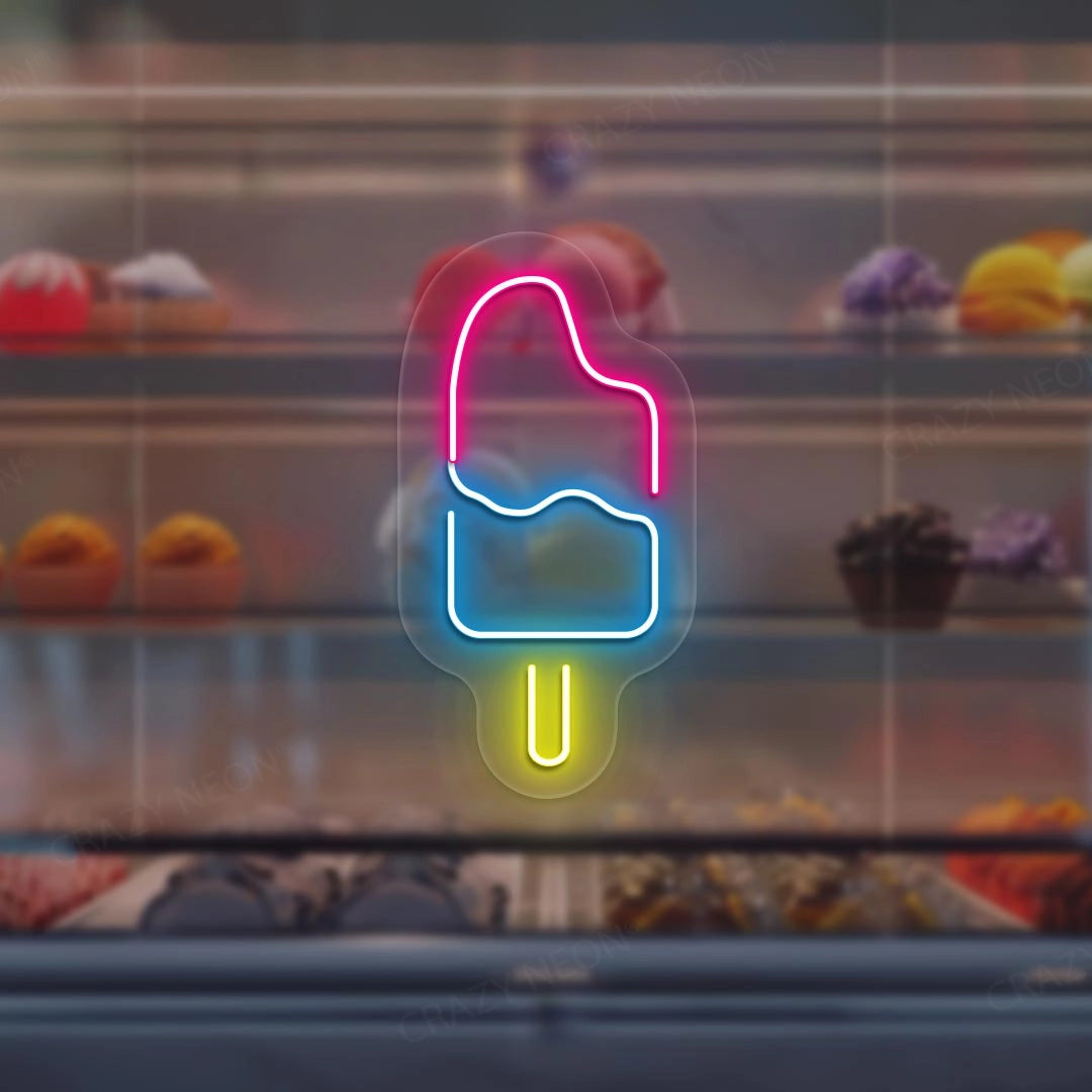 Ice Cream Bar Neon Sign