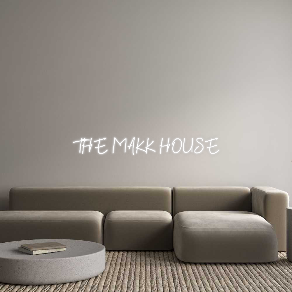 CN LED NEON: THE MAKK HOUSE