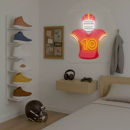 Kansas City Pacheco 10 Jersey Football Neon Artwork