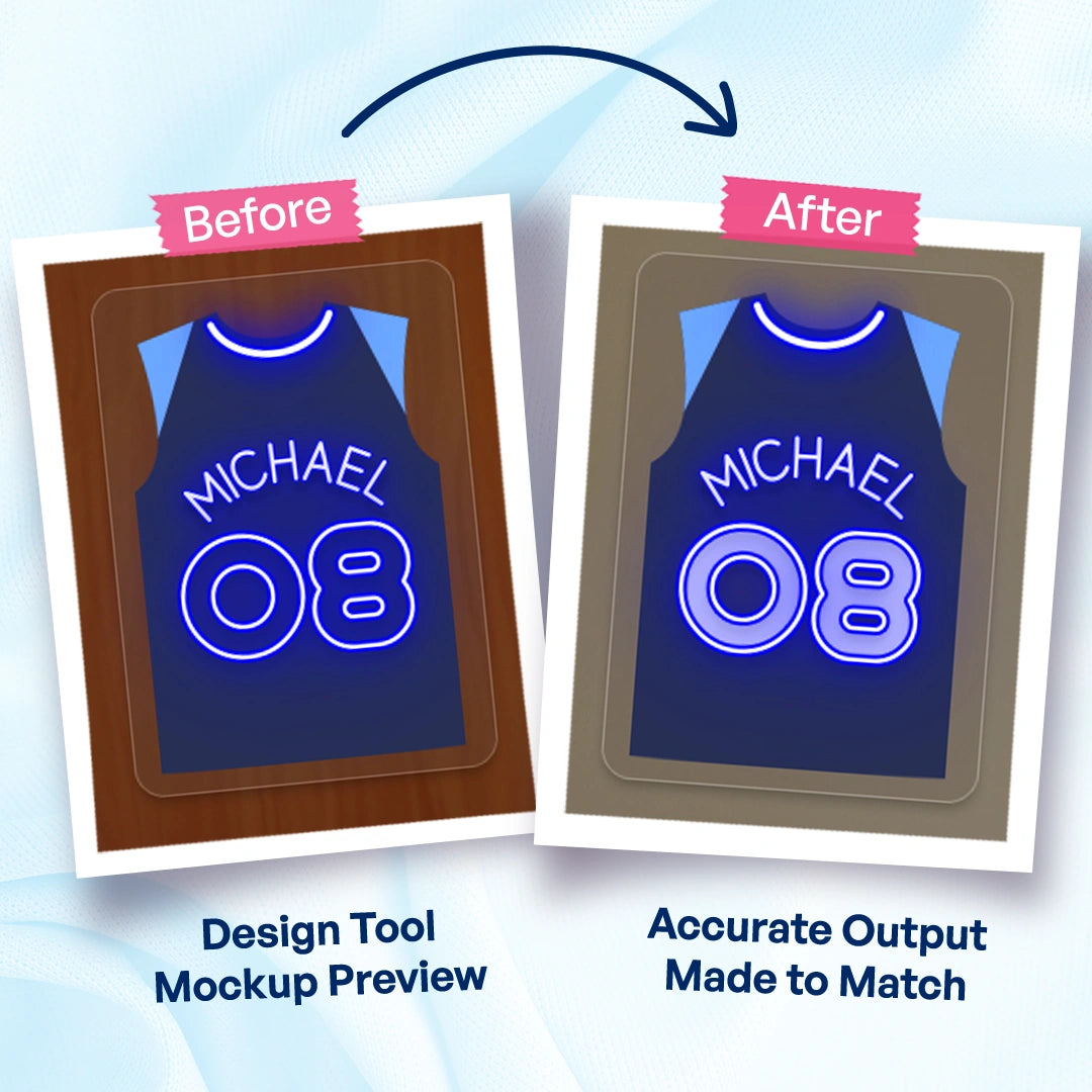 Personalized MIN Jersey Basketball Neon Artwork