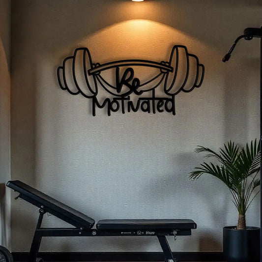 Motivated Gym Metal Sign