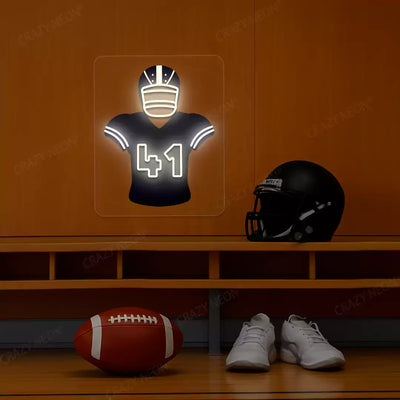 New Orleans Kamara 41 Jersey Football Neon Artwork