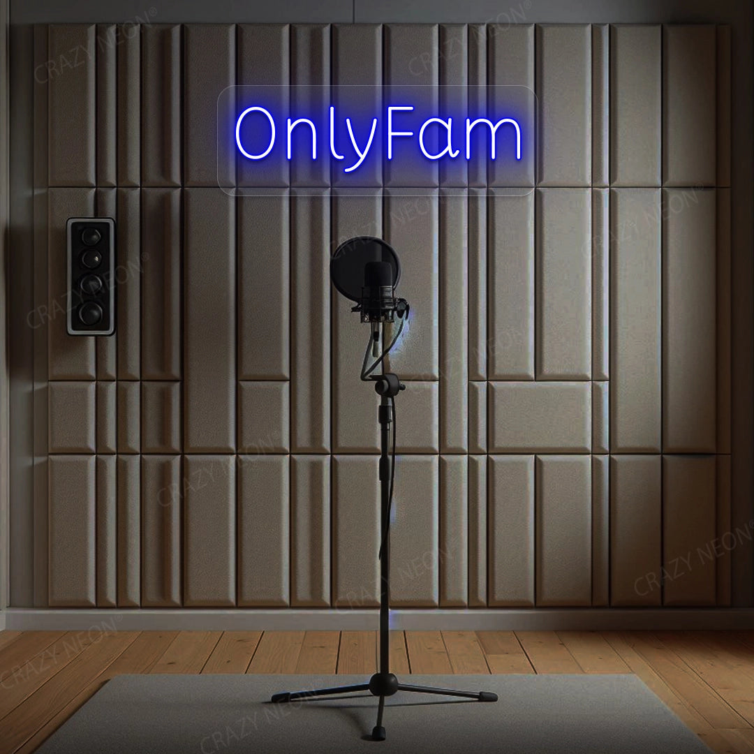 Only Fam Neon Sign | Blue 