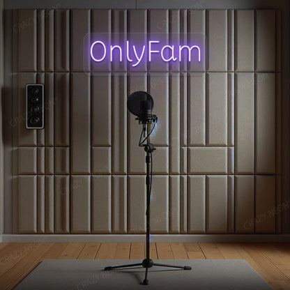 Only Fam Neon Sign | Purple 