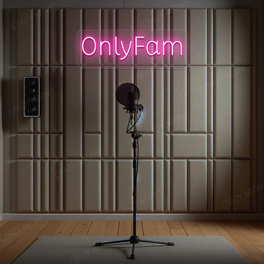 Only Fam Neon Sign | Pink 