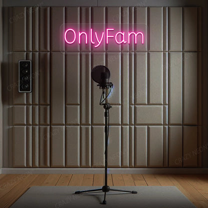 Only Fam Neon Sign | Pink 