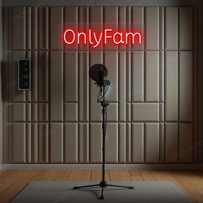 Only Fam Neon Sign | Red