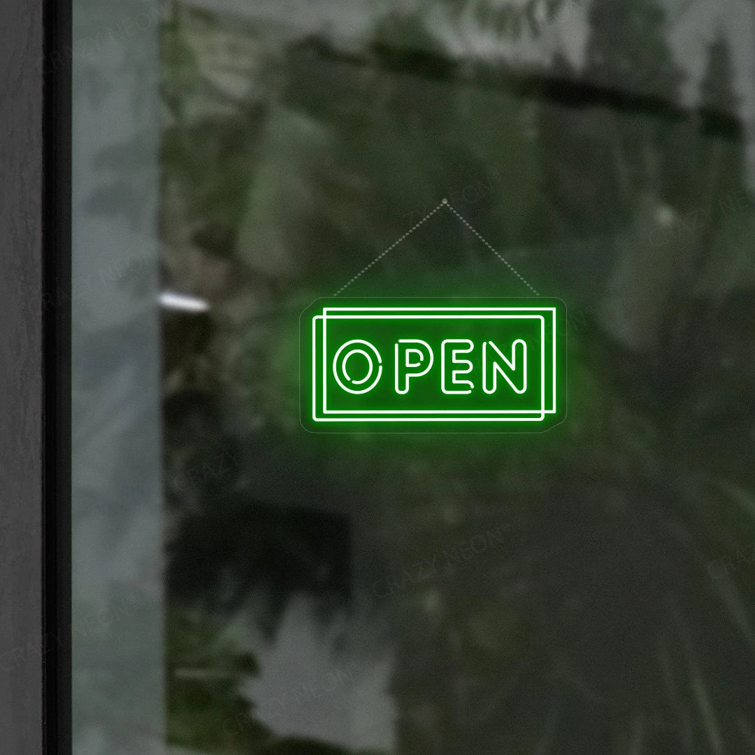 Open Sign | Green