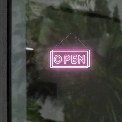 Open Sign | pink