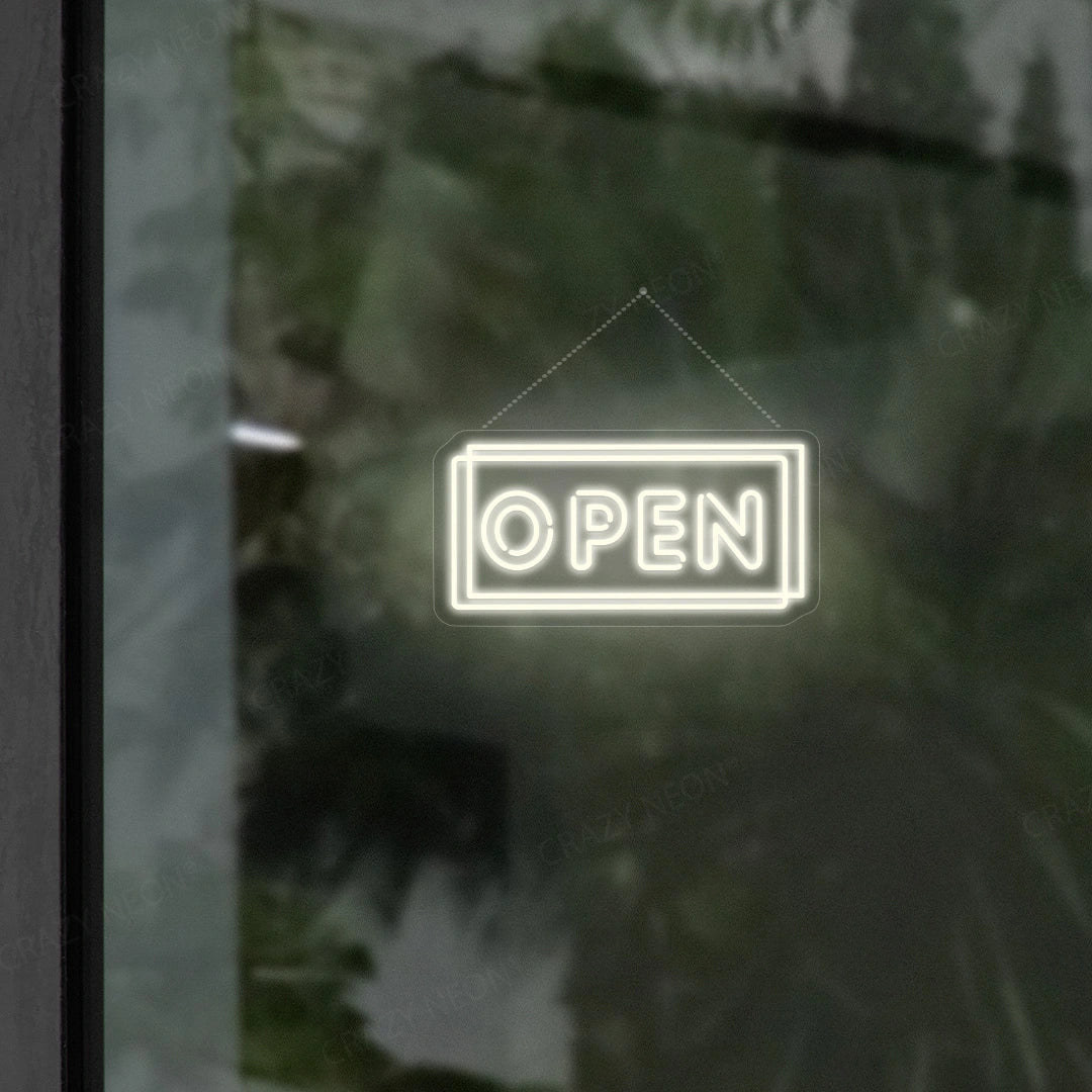 Open Sign | Warmwhite