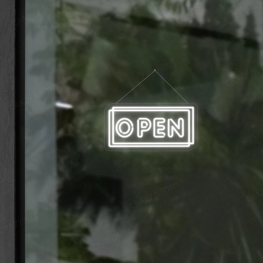 Open Sign | white