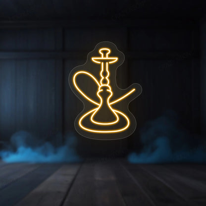 Smoke Pot Neon Sign | orange