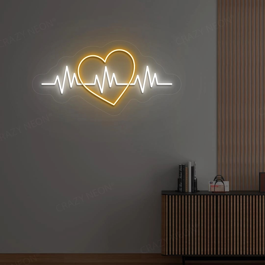 Heartbeat Neon sign