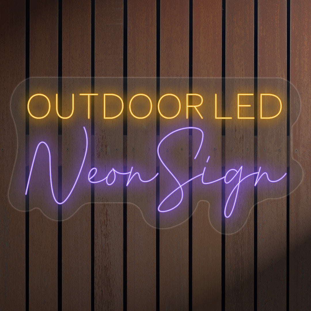 Custom Outdoor LED Neon Sign | Create Your Own Outdoor Neon Sign ...