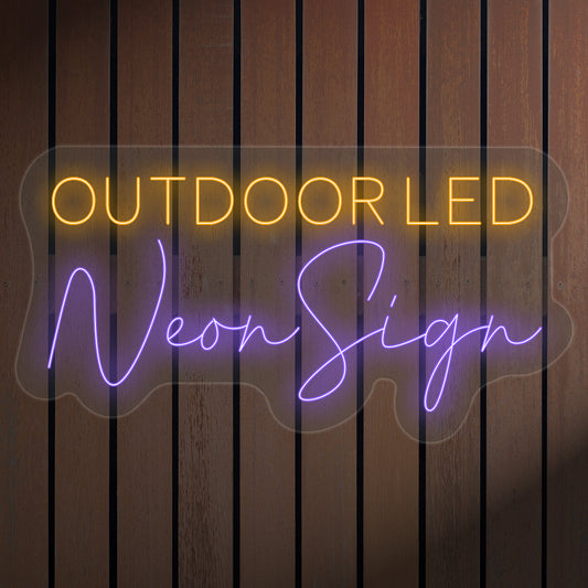 Custom Outdoor Neon Sign
