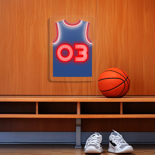 Philadelphia Iverson 03 Jersey Basketball Neon Artwork