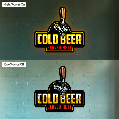 Illuminated Sign - ON & OFF