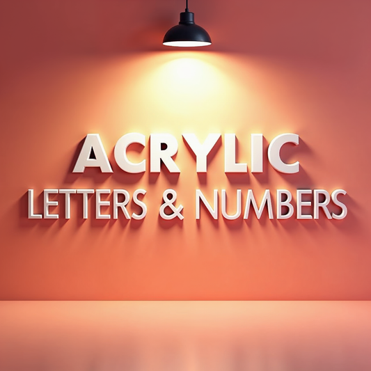 Acrylic Letters & Numbers