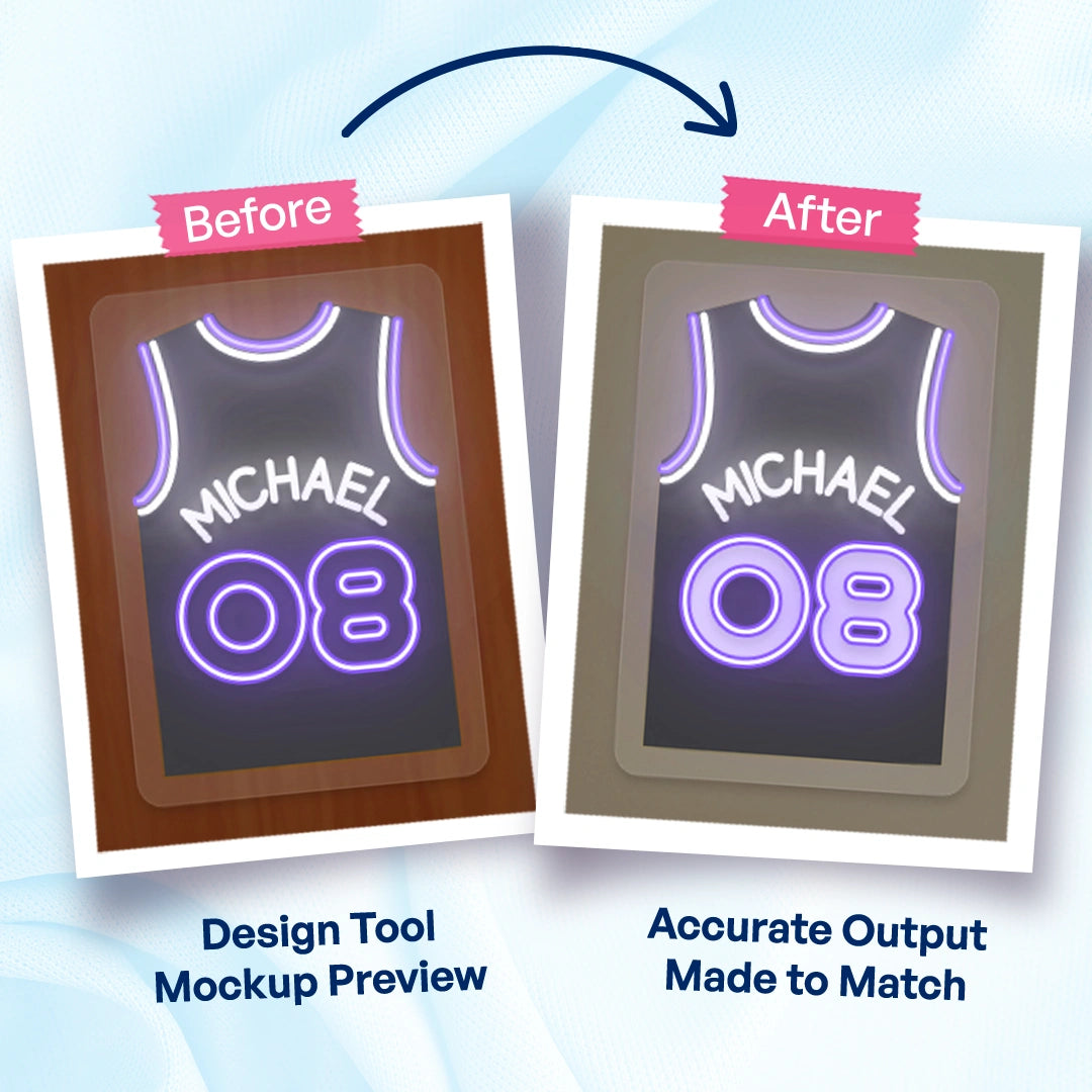 Personalized SAC Jersey Basketball Neon Artwork