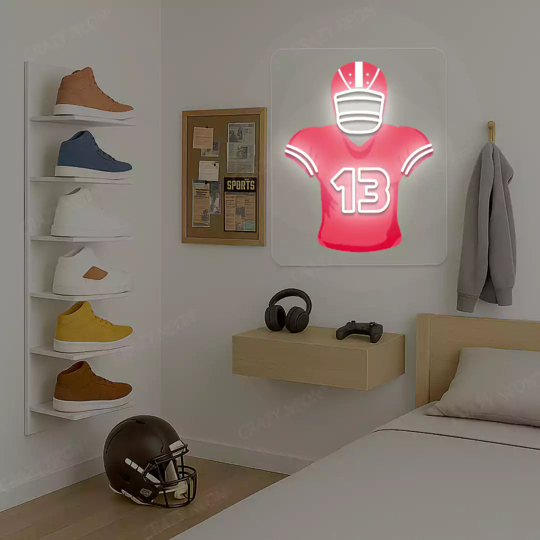San Francisco Purdy 13 Jersey Football Neon Artwork
