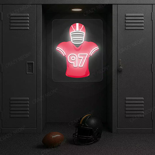 San Francisco Bosa 97 Jersey Football Neon Artwork