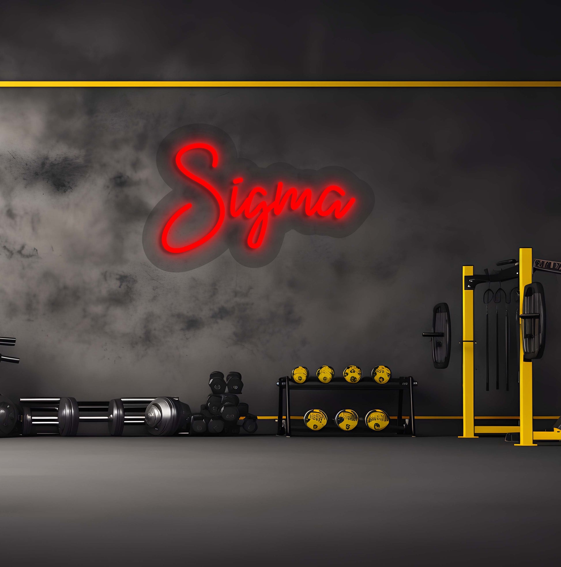 Sigma Neon Sign | Red