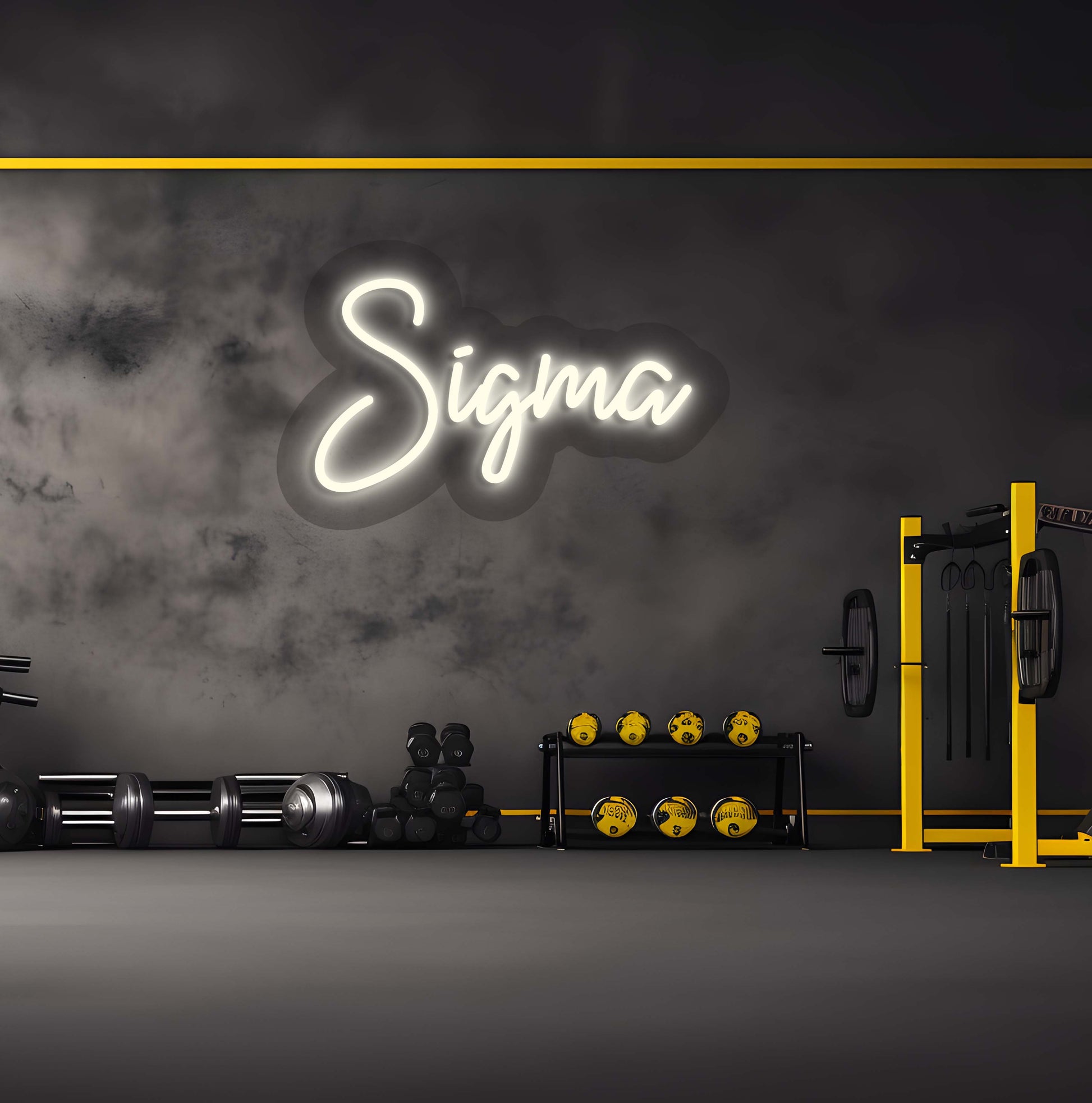 Sigma Neon Sign | Warmwhite